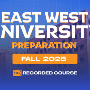East West University Recorded Course - Fall 2025 [Batch 62]